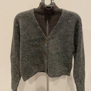 ZARA Turtle Neck Sweater-Grey